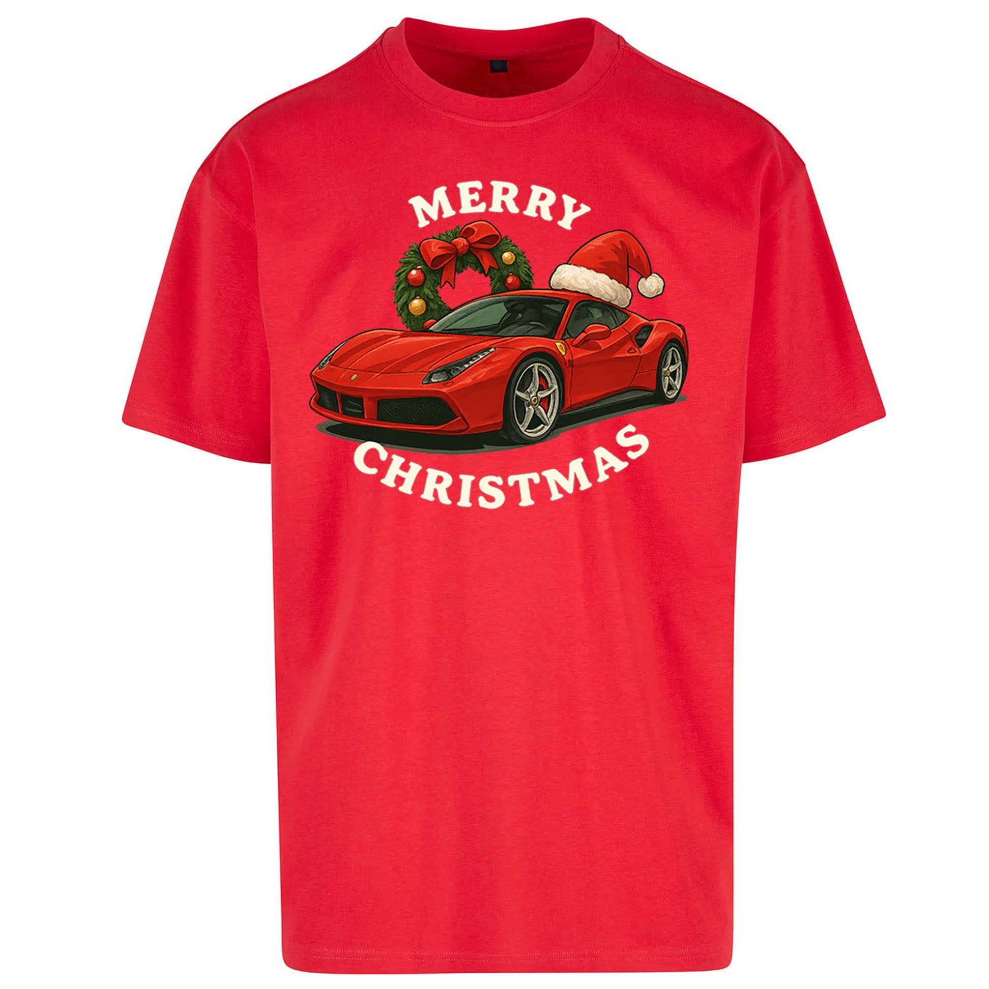 Ferrari Christmas Oversized T Shirt