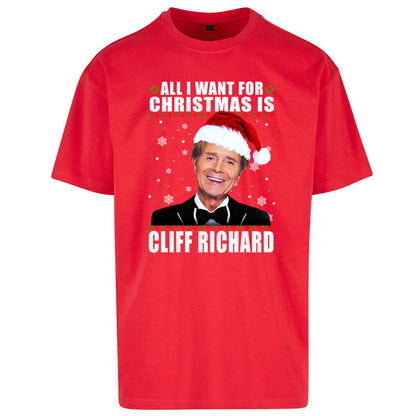 Cliff Richard Oversized T Shirt