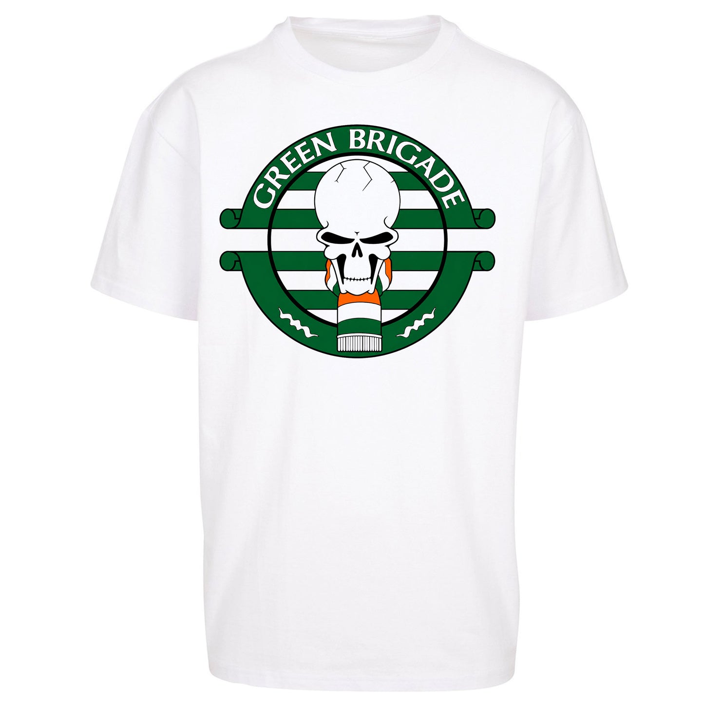 Green Brigade Celtic Football Oversized T Shirt
