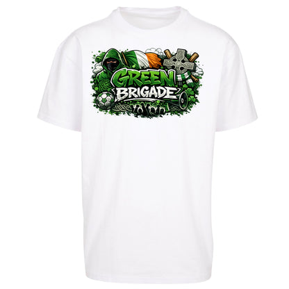 Celtic Green Brigade Football Oversized T Shirt