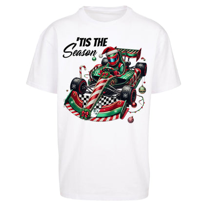Formula 1 Karting Christmas Oversized T Shirt