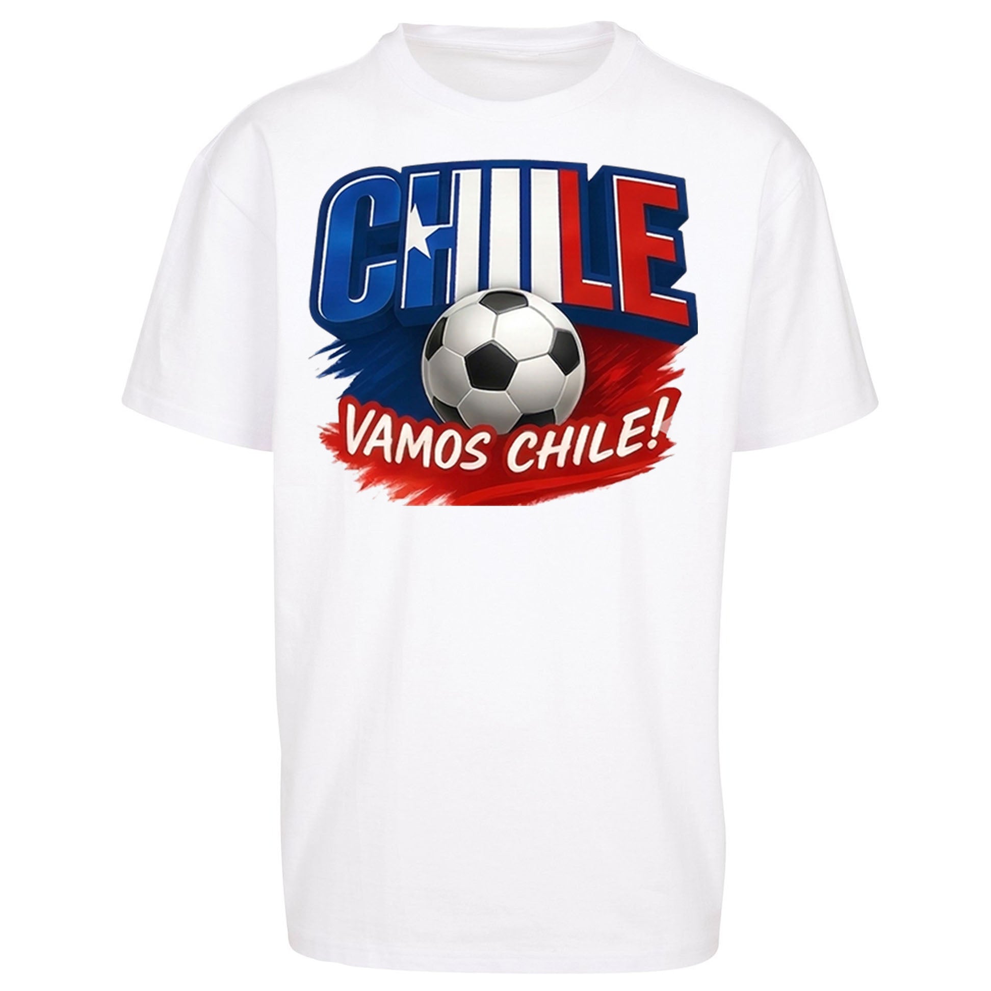 Chile Retro World Cup Oversized T Shirt