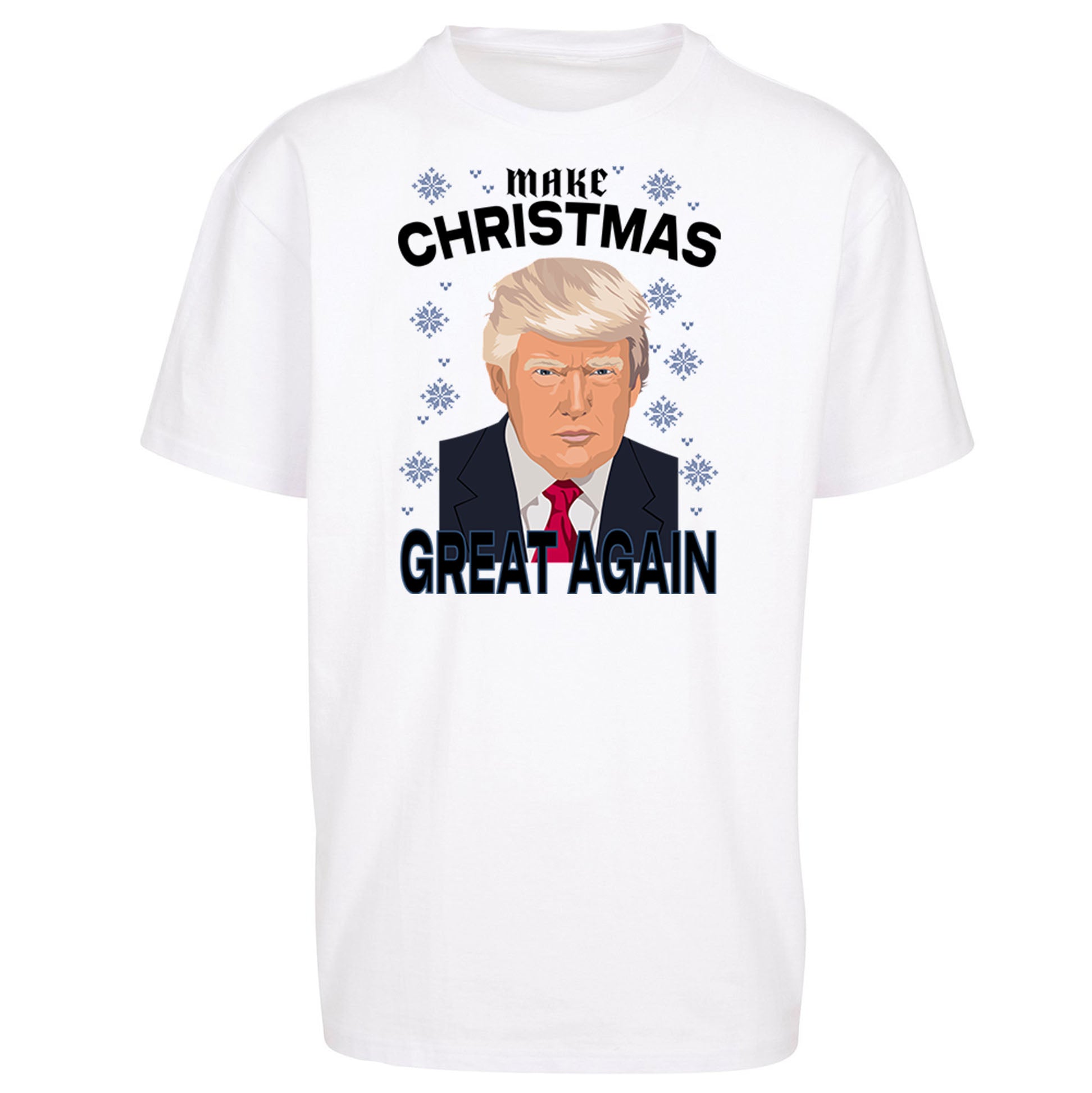 Make Christmas Great Again Oversized T Shirt