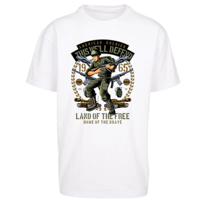 American Soldier Oversized T Shirt