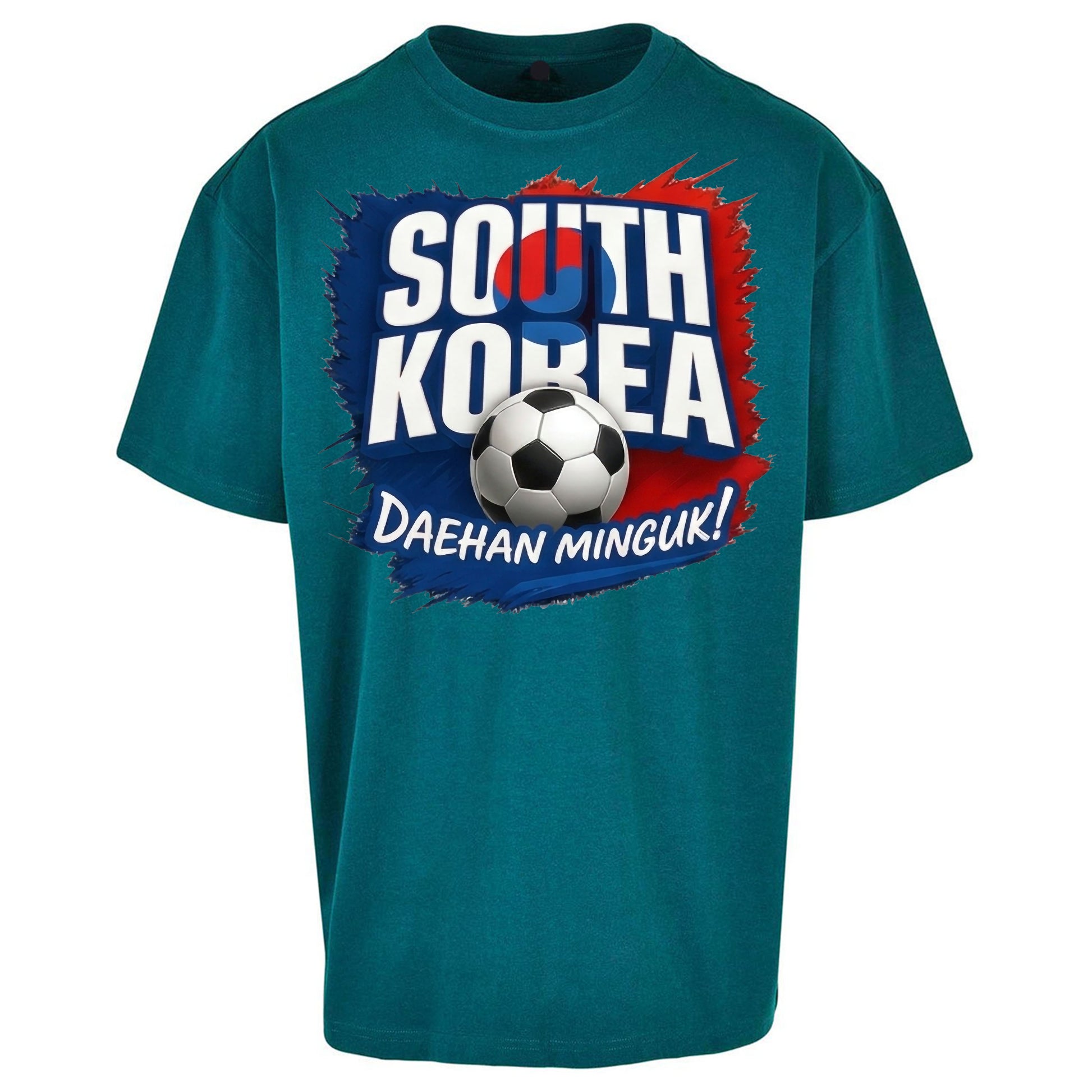 South Korea Football Oversized T Shirt