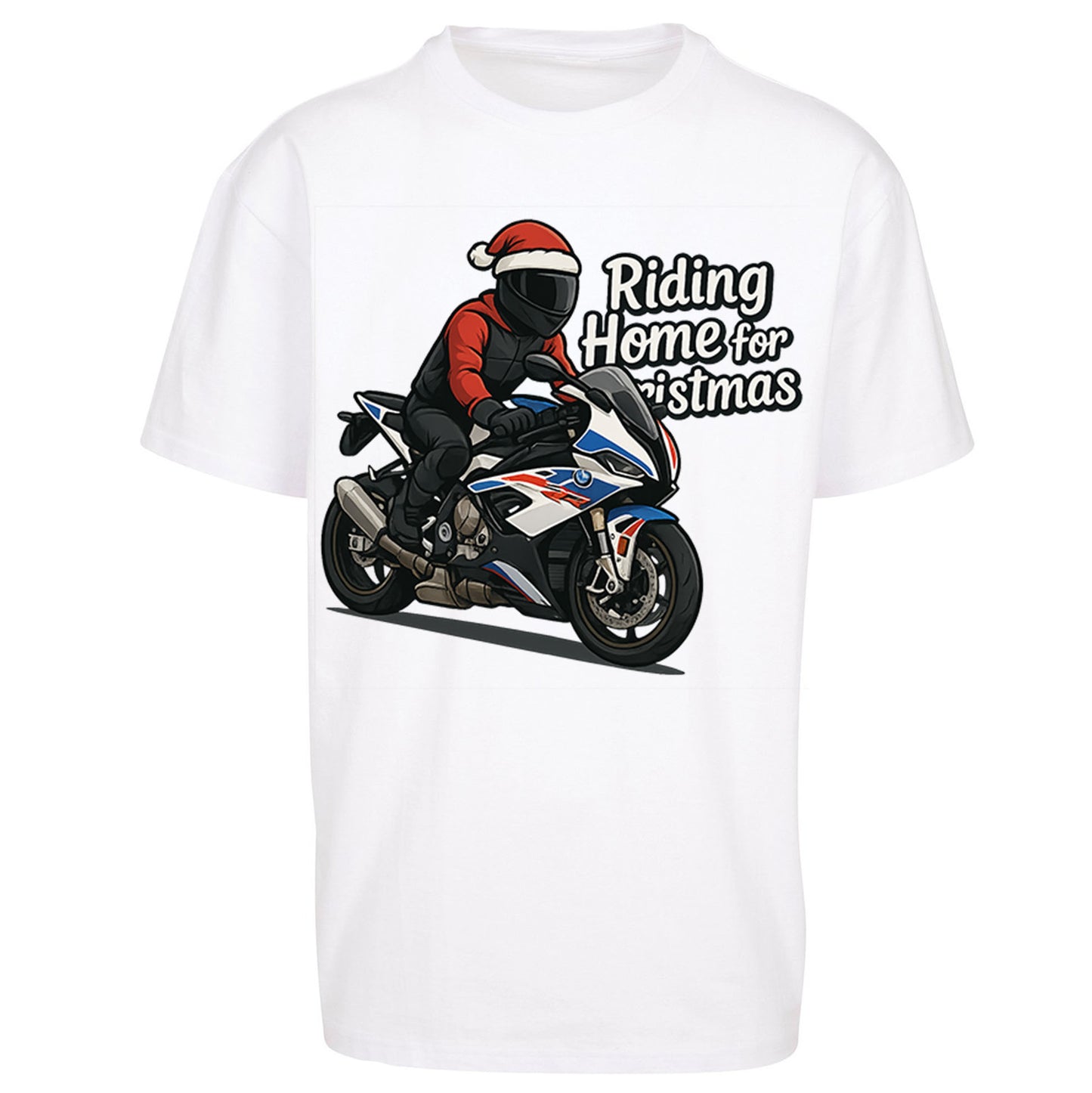 BMW S1000RR Christmas Oversized T Shirt