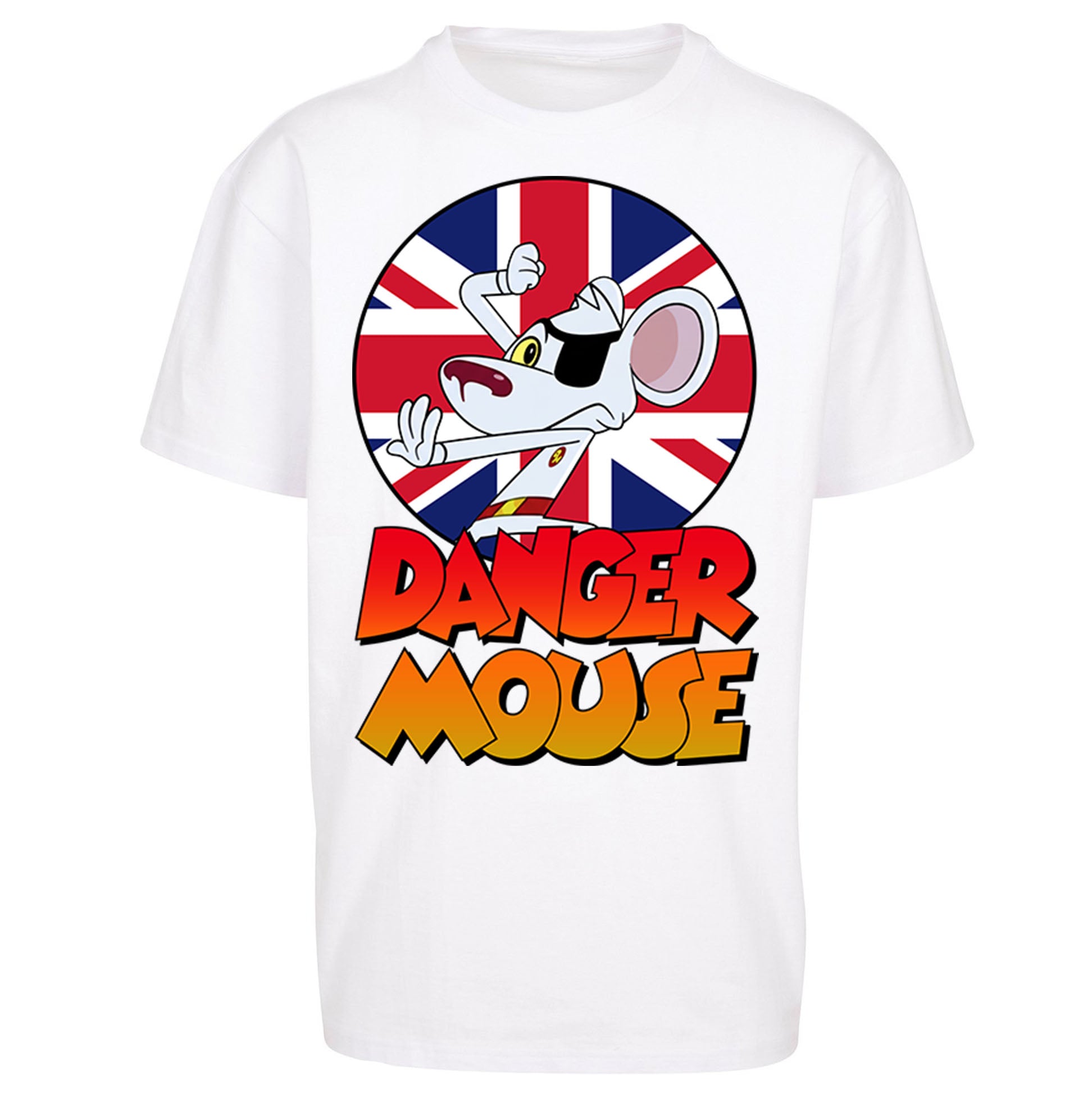 Danger Mouse Union Jack Oversized T Shirt