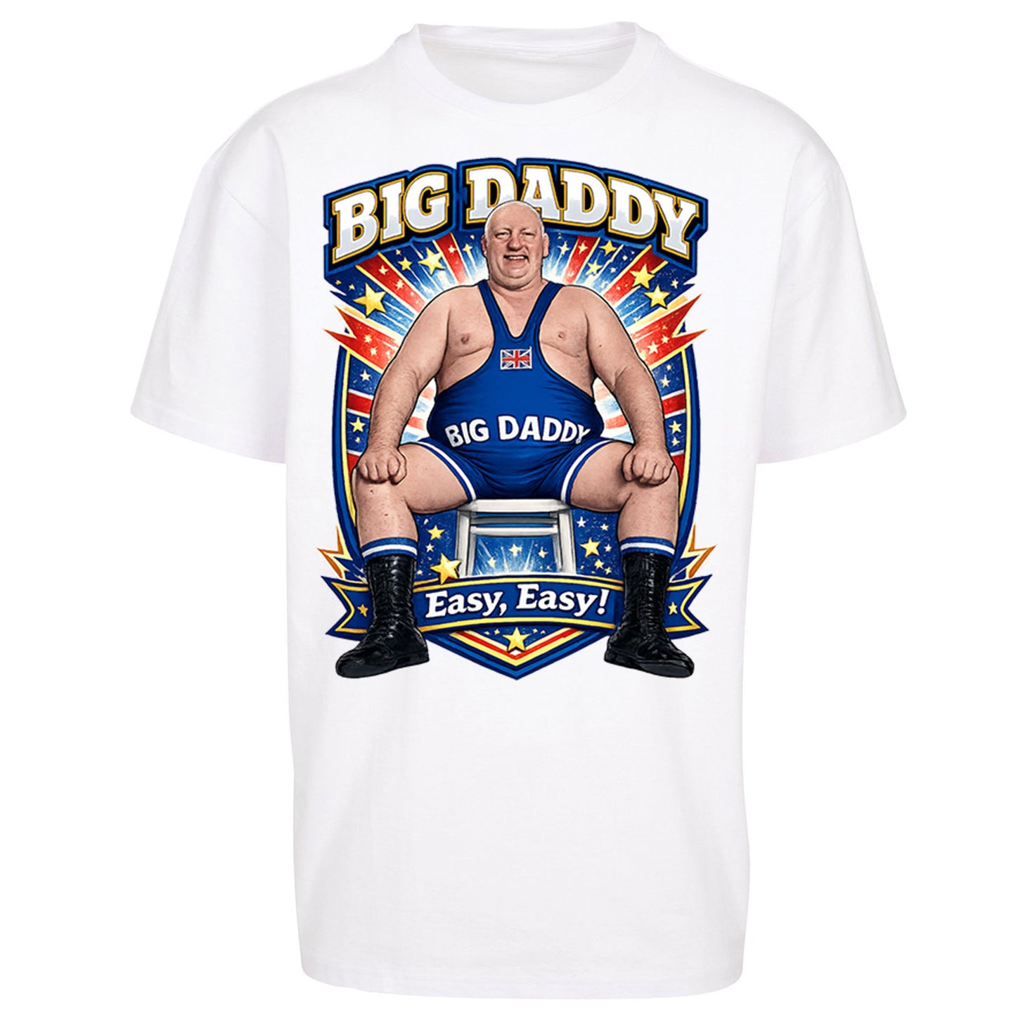Big Daddy UK Wrestling Oversized T Shirt