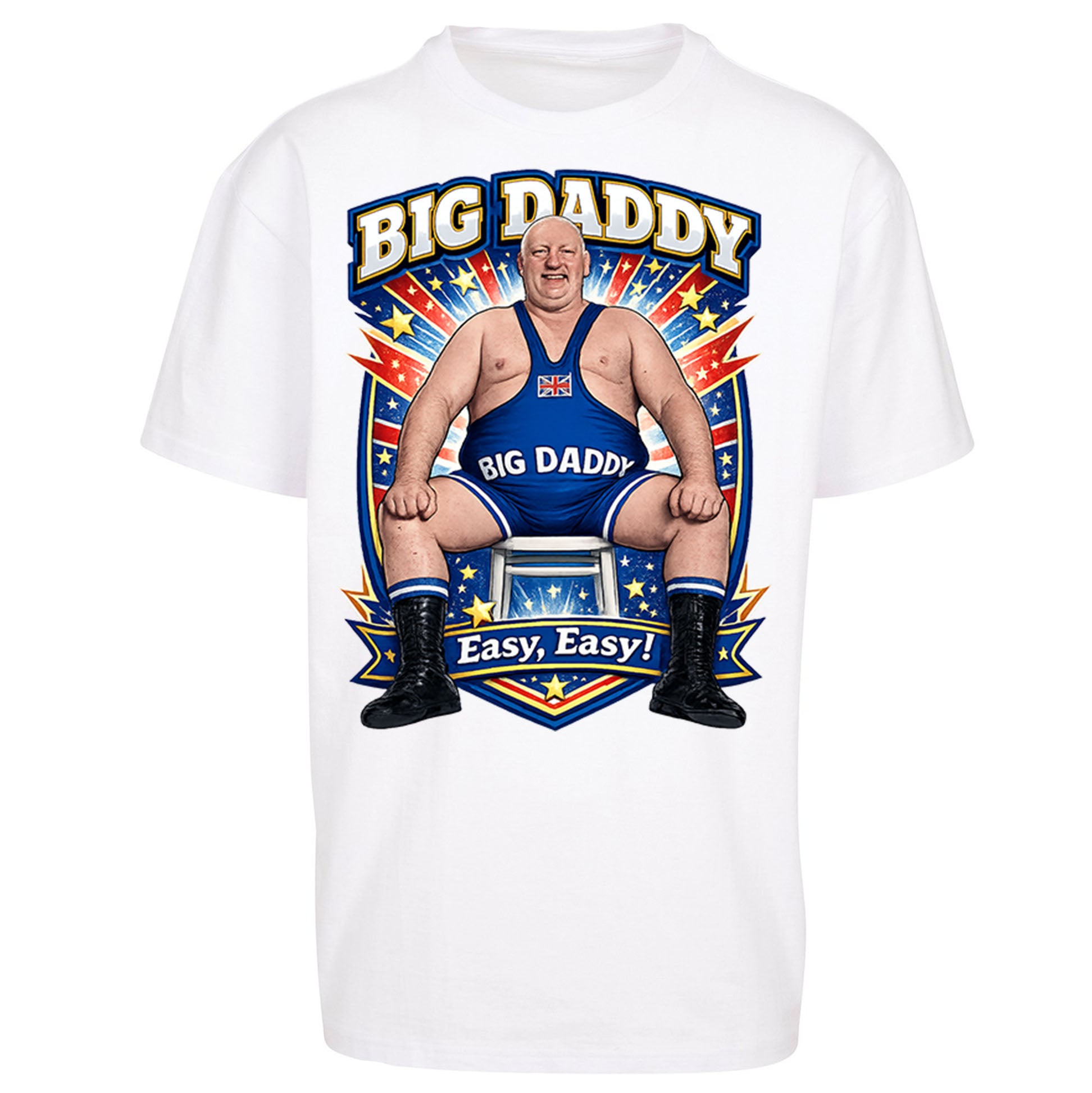Big Daddy UK Wrestling Oversized T Shirt