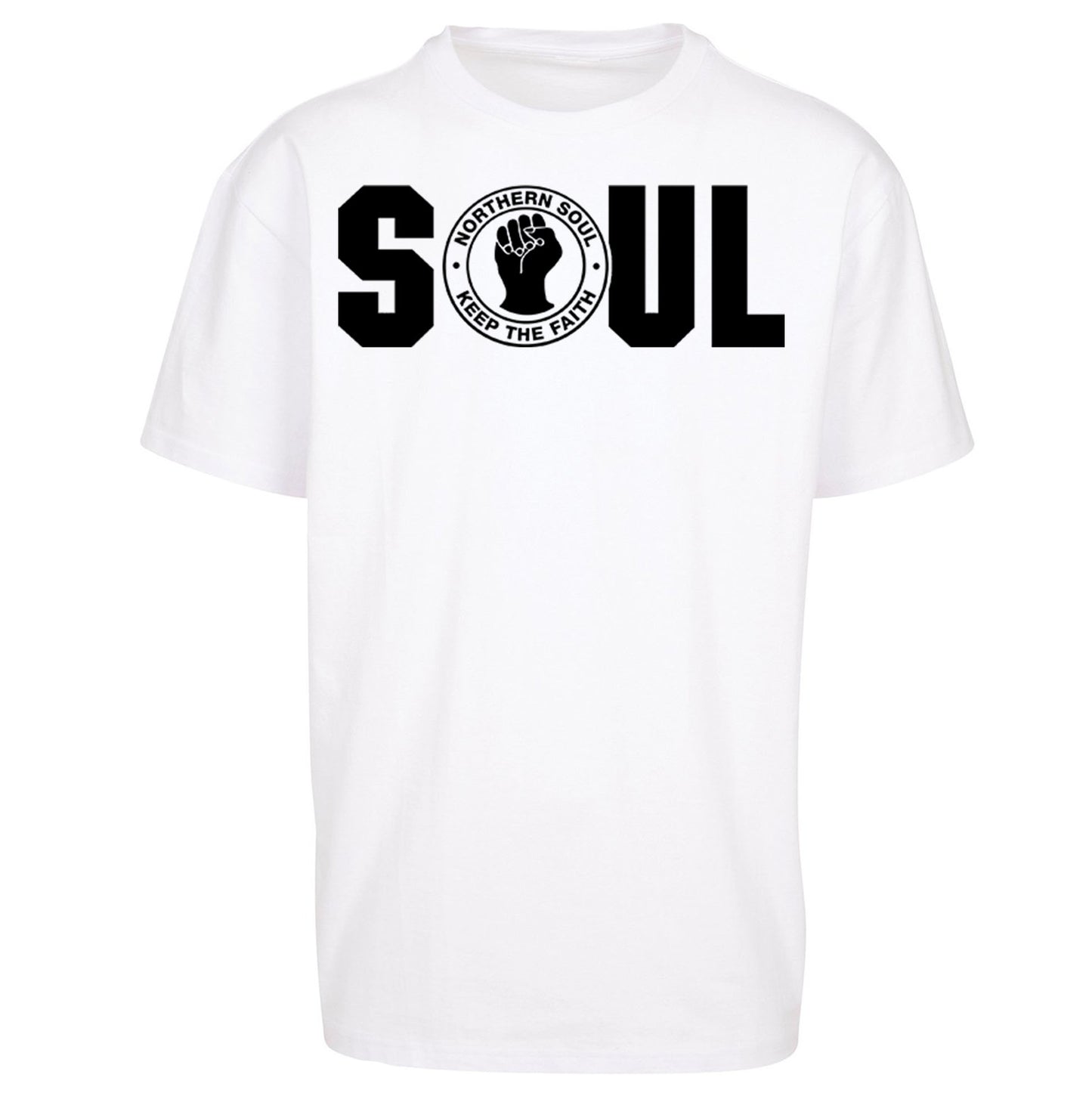 Northern Soul Keep The Faith Logo Oversized T Shirt