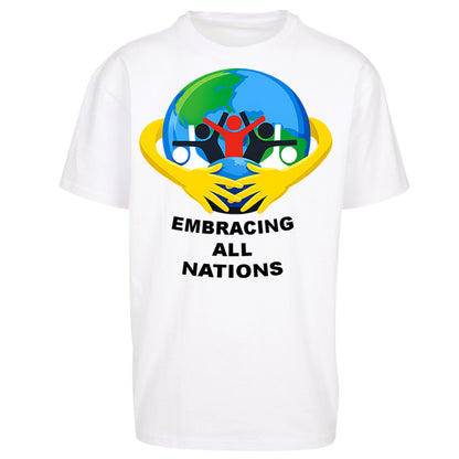 Embracing All Nations Oversized T Shirt