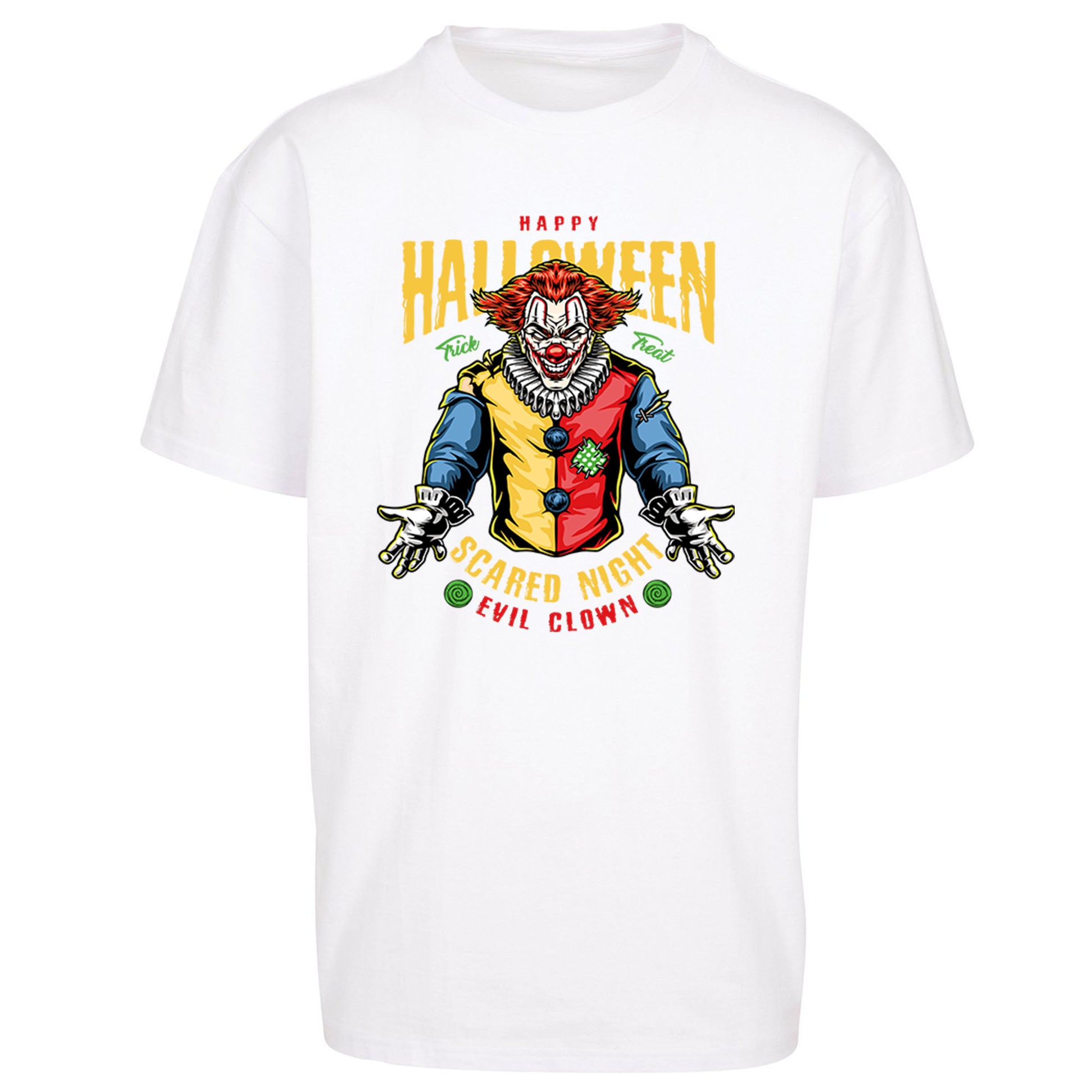 Halloween Clown Oversized T Shirt