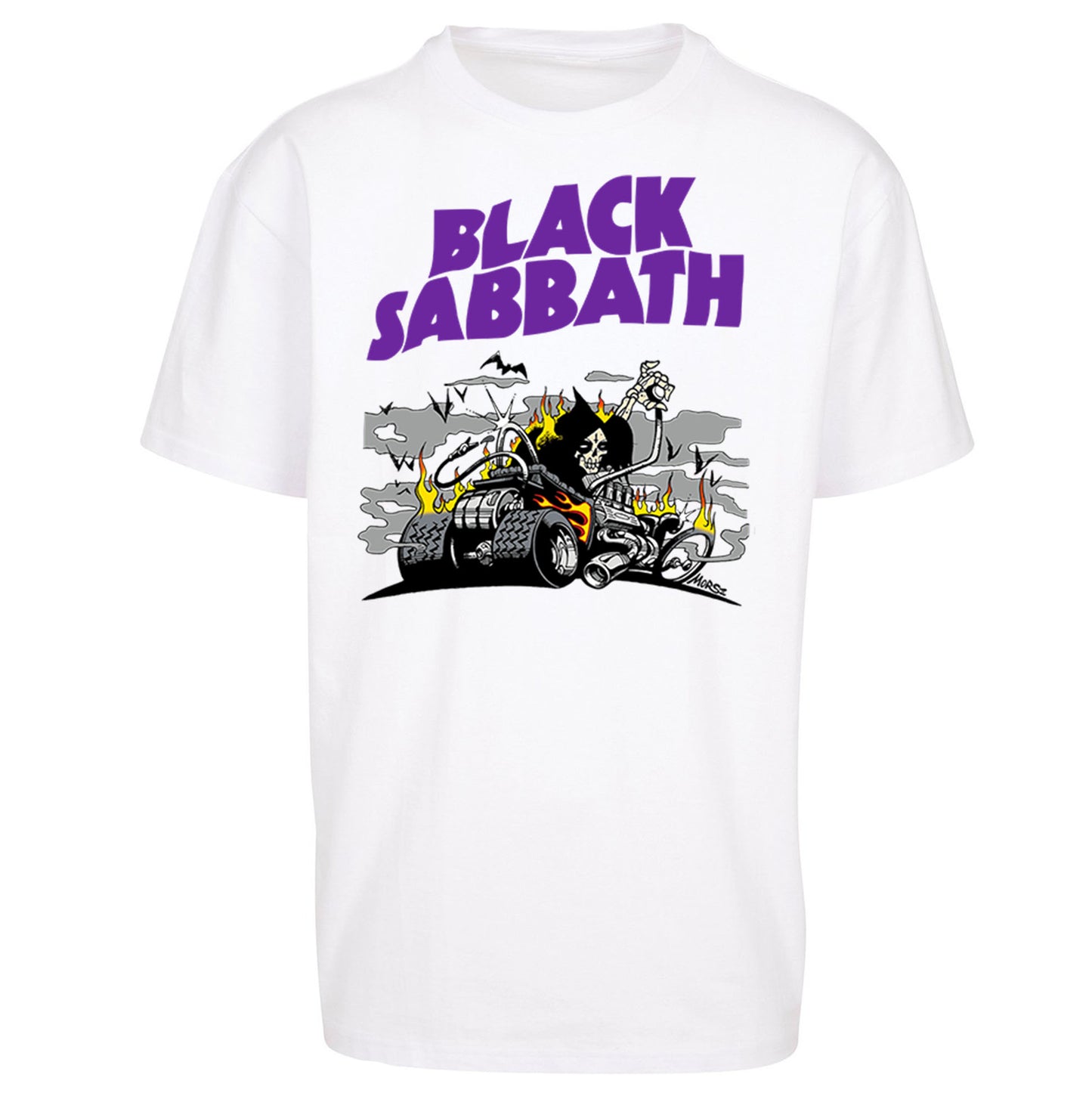 Black Sabbath Skellington Oversized T Shirt