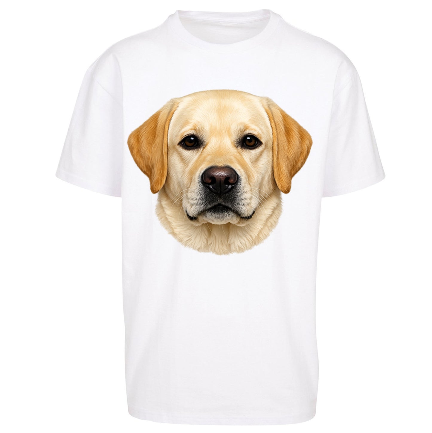Labrador Dog Face Oversized T Shirt