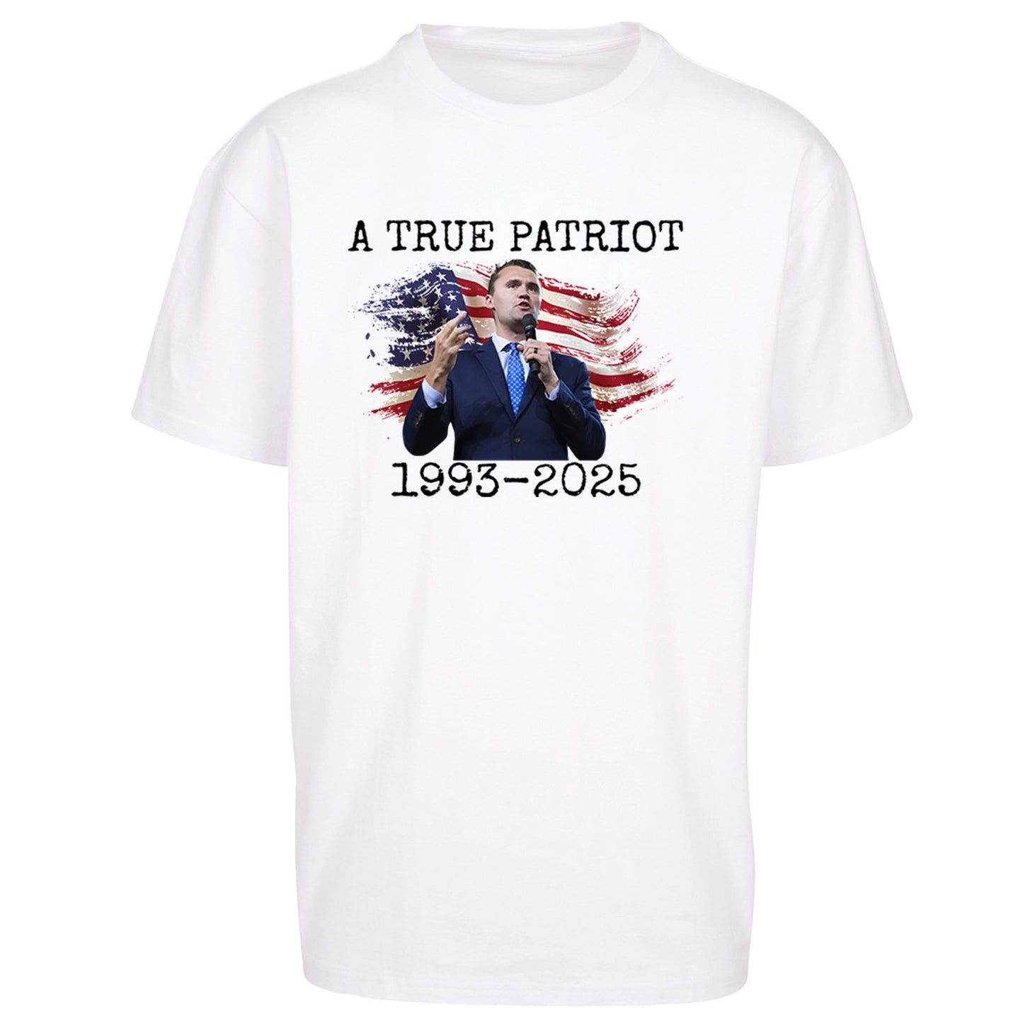Charlie Kirk Tribute Oversized T Shirt