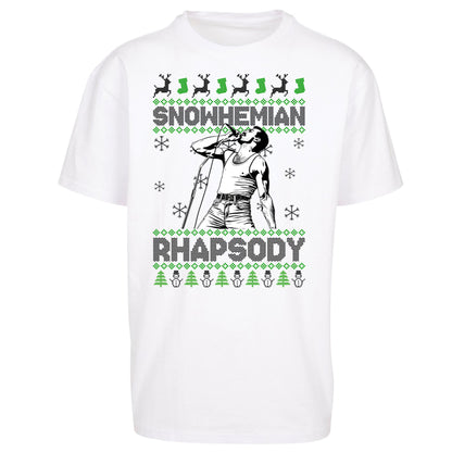 Freddie Mercury Christmas Oversized T Shirt