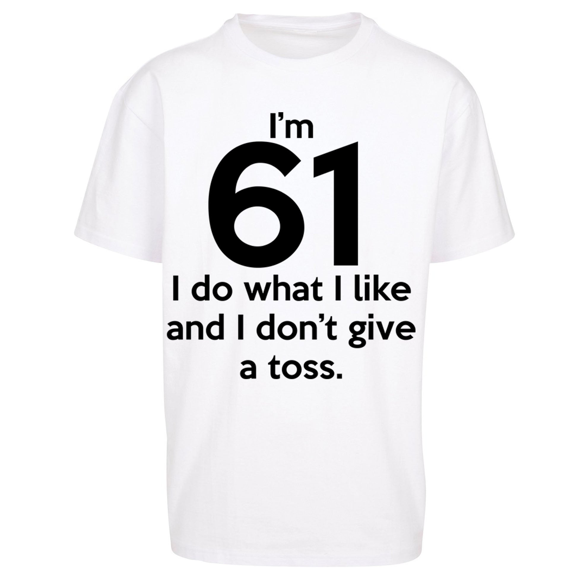 61th Birthday Oversized T Shirt