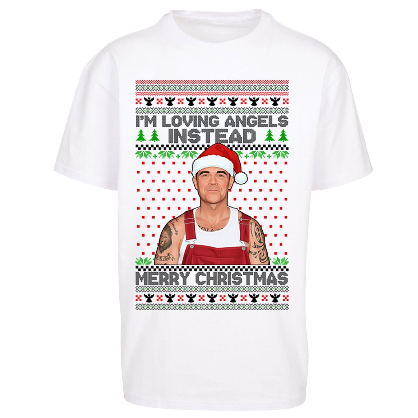 Robbie Williams Christmas Oversized T Shirt 