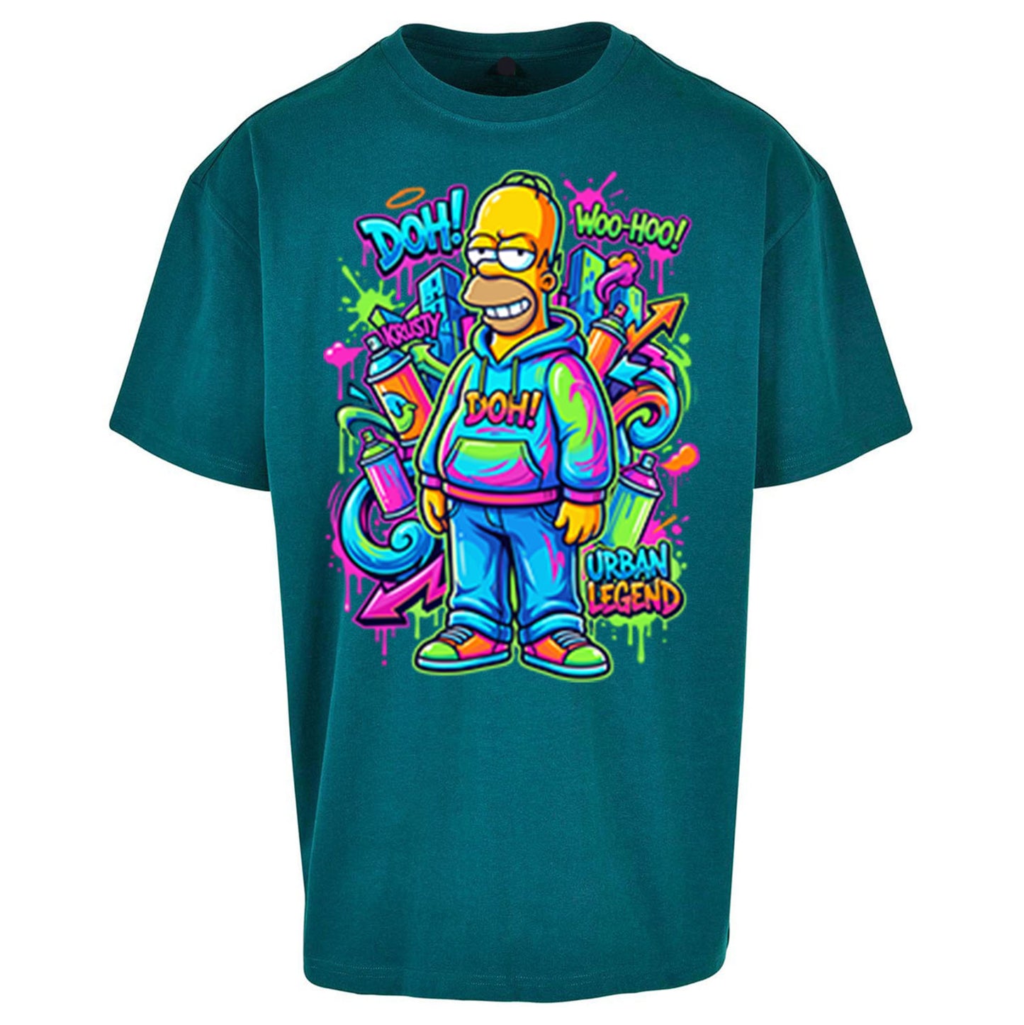 Homer Simpson Oversized T Shirt