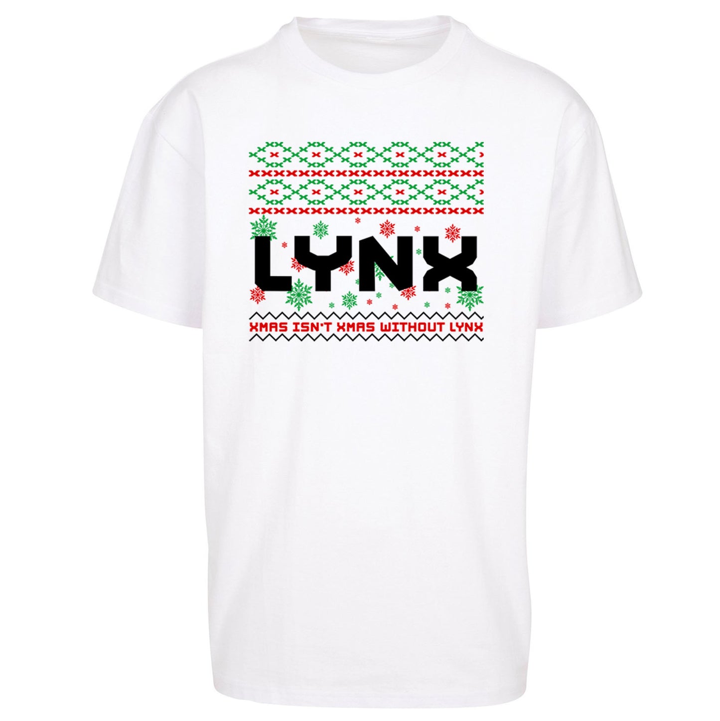 Lynx Christmas Oversized T Shirt