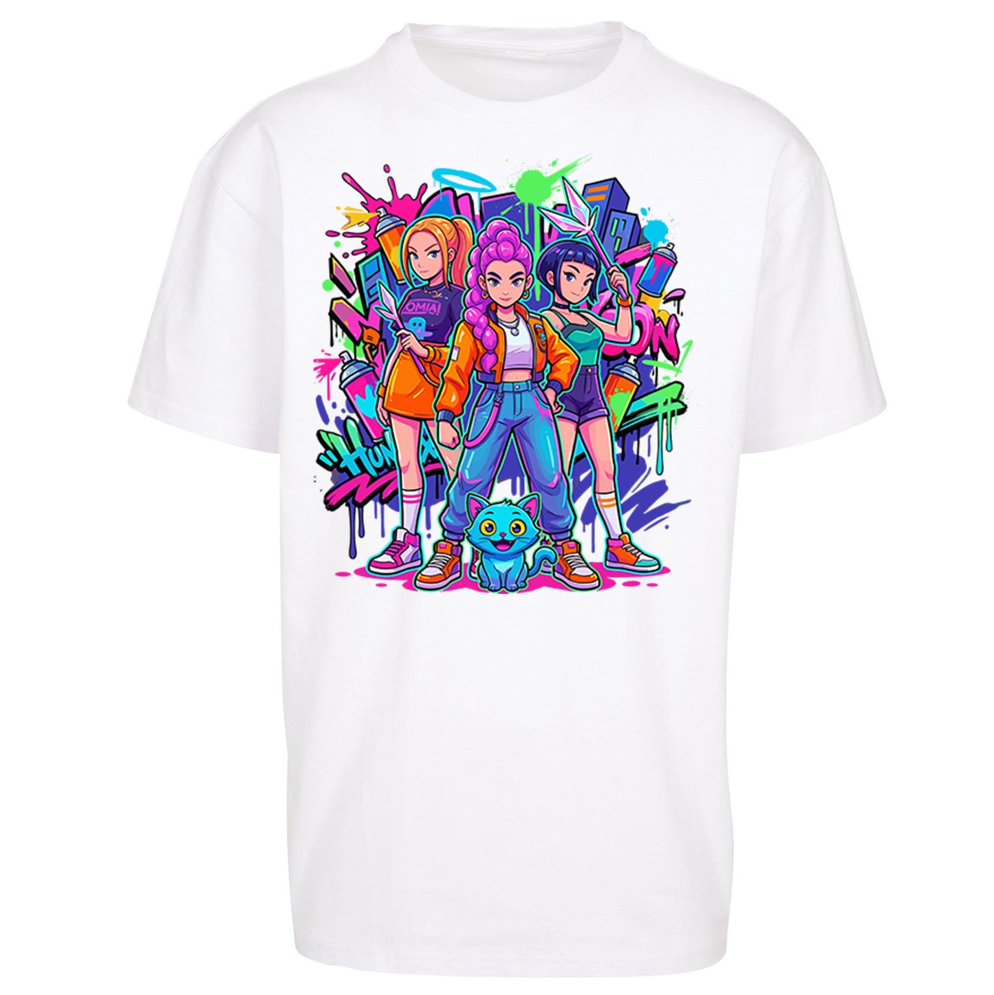 Demon Hunters Oversized T Shirt 