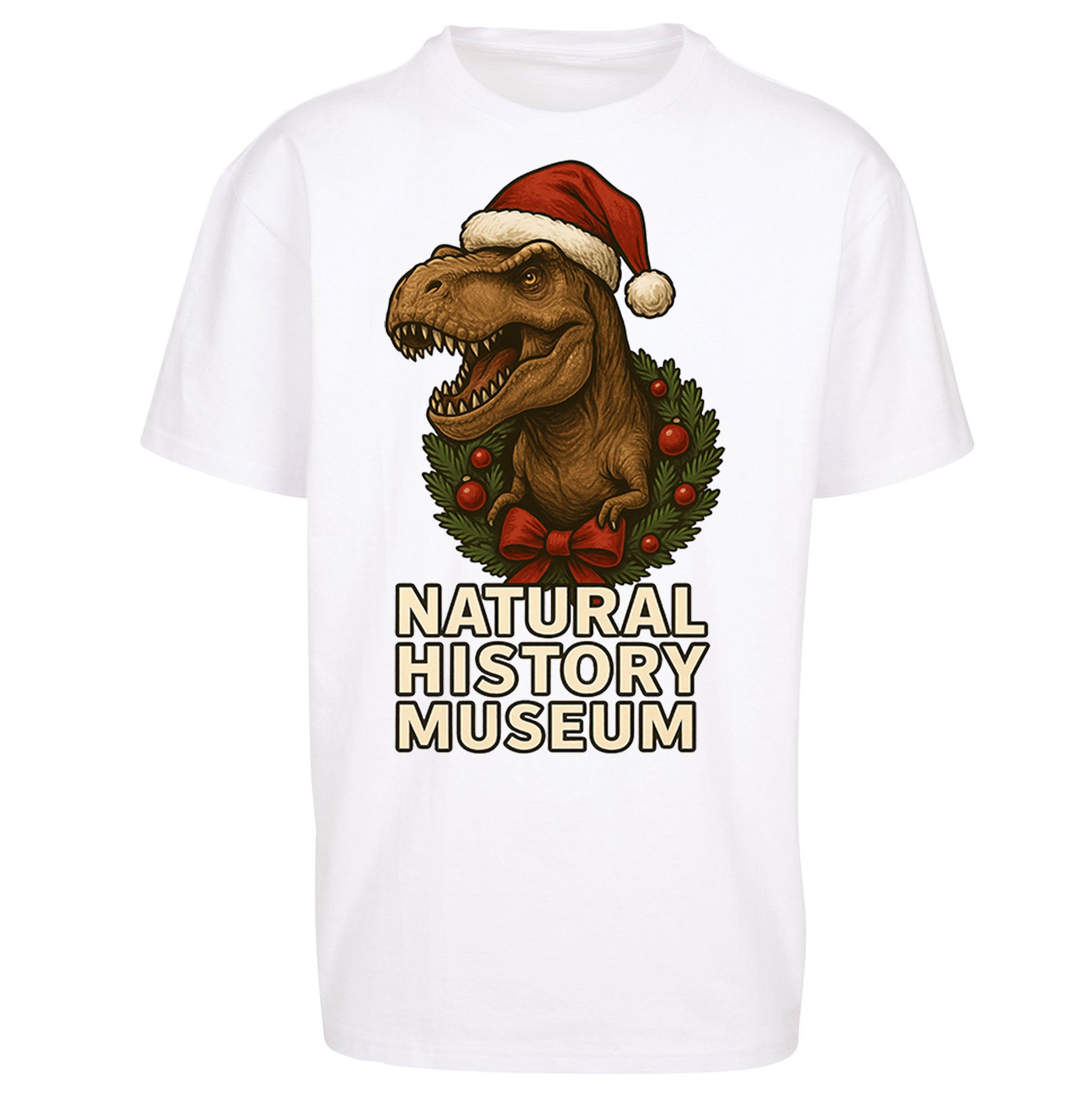 Natural History Museum Christmas Oversized T Shirt