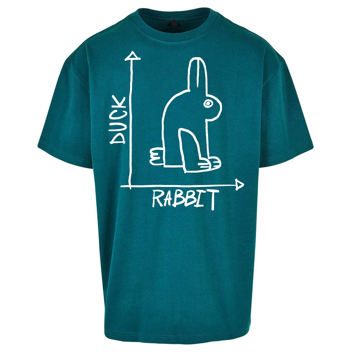 Rabbit Duck Oversized T Shirt