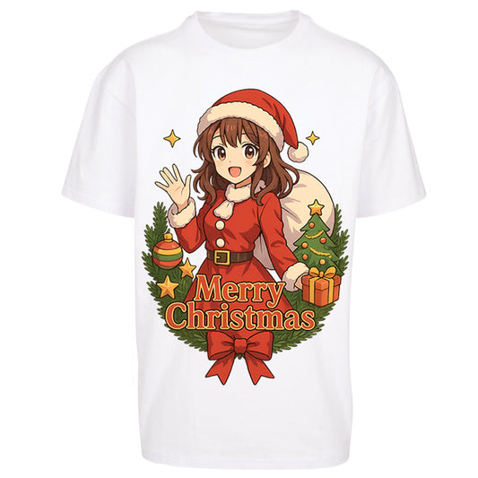 Anime Christmas Oversized T Shirt