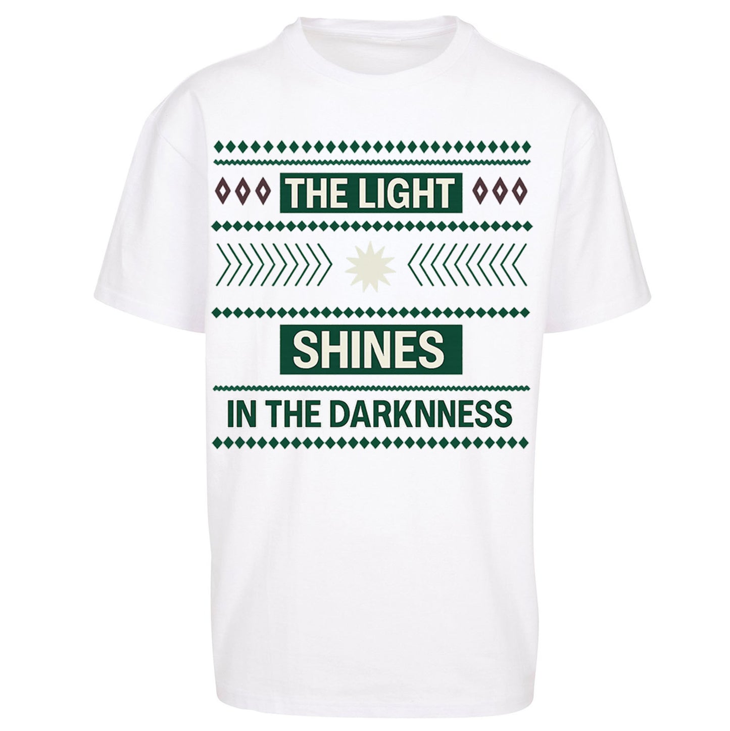 The Light Shines in the Darkness Oversized T Shirt