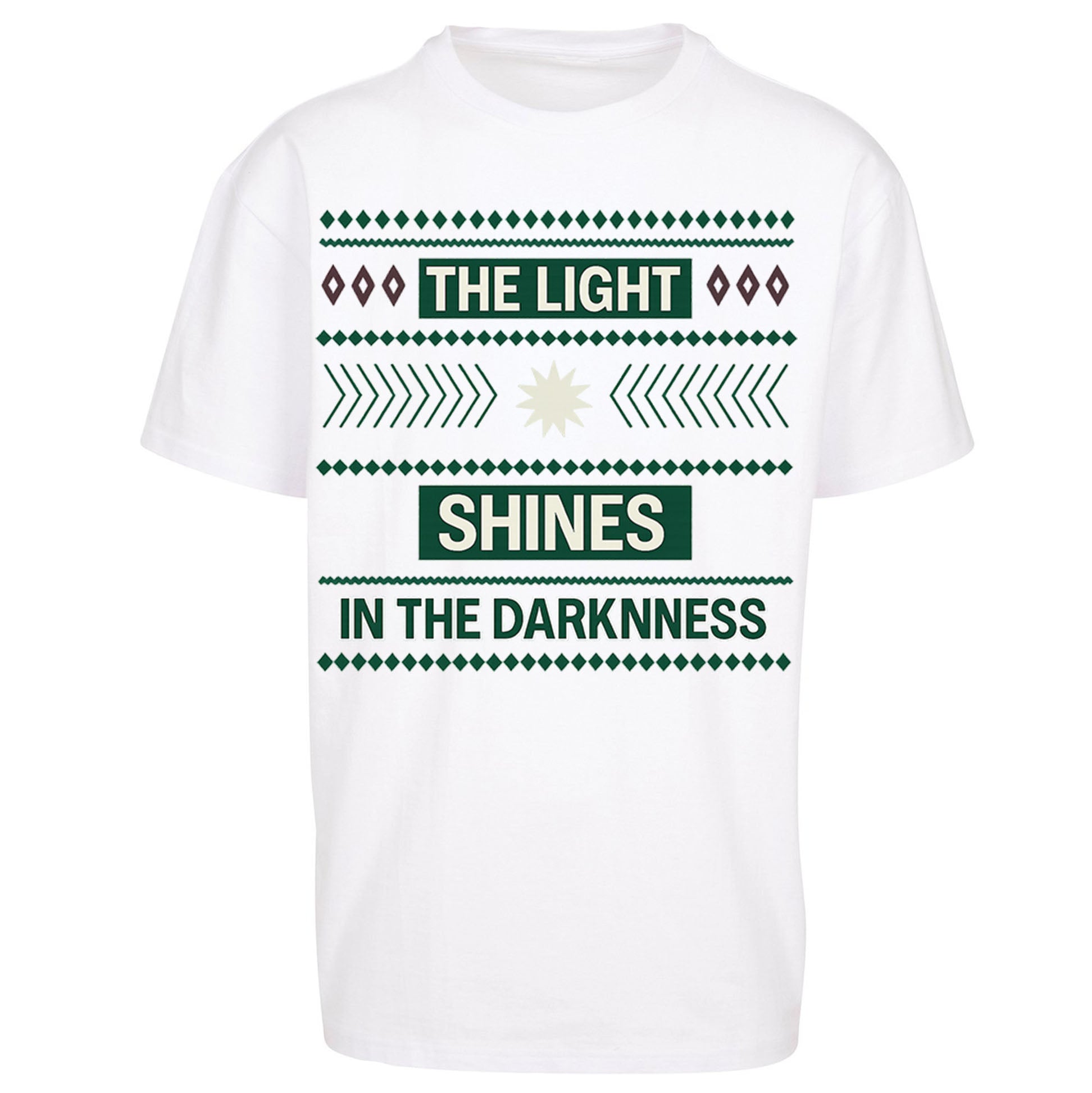 The Light Shines in the Darkness Oversized T Shirt