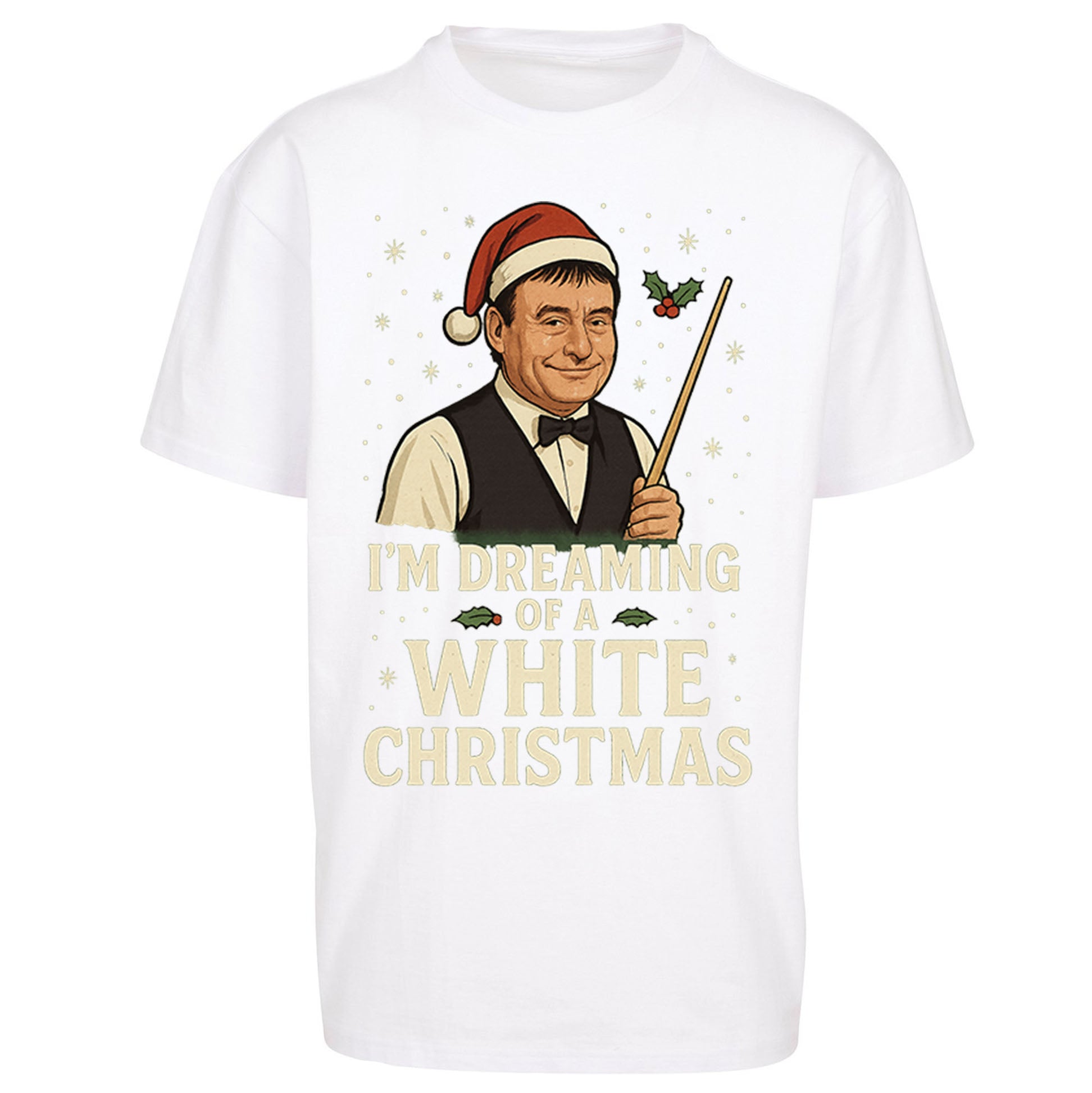 Snooker Christmas Oversized T Shirt