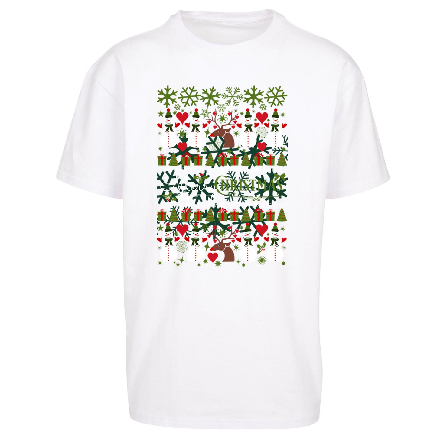 Together For Christmas Oversized T Shirt