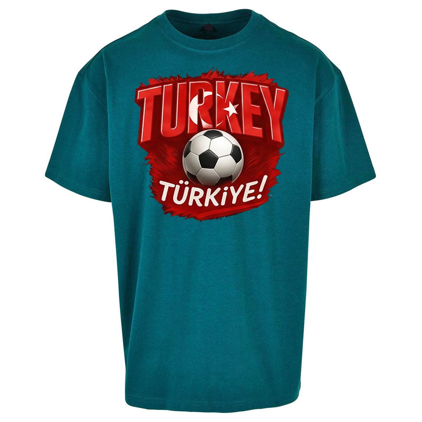 Turkey Retro World Cup Oversized T Shirt
