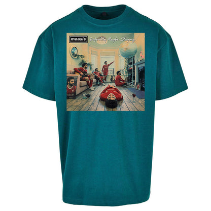 Mo Salah Oasis Liverpool Football Oversized T Shirt