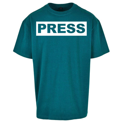 PRESS Palestine Inspired By Journalist Motaz Azaiza Oversized T Shirt