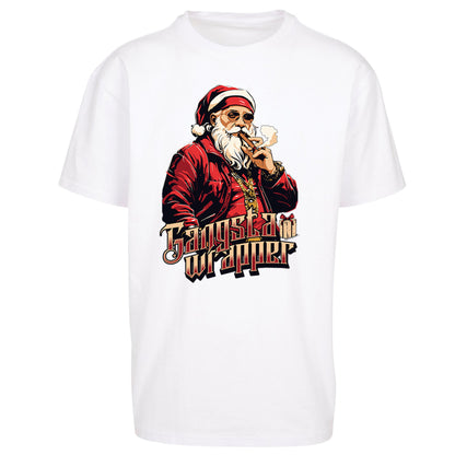 Santa Claus Gangster Oversized T Shirt