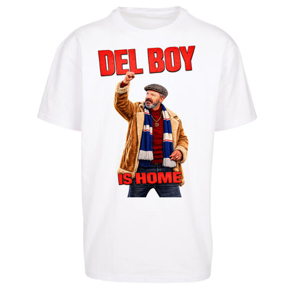 Del Boy Is Home Rangers Football - Oversized T Shirt