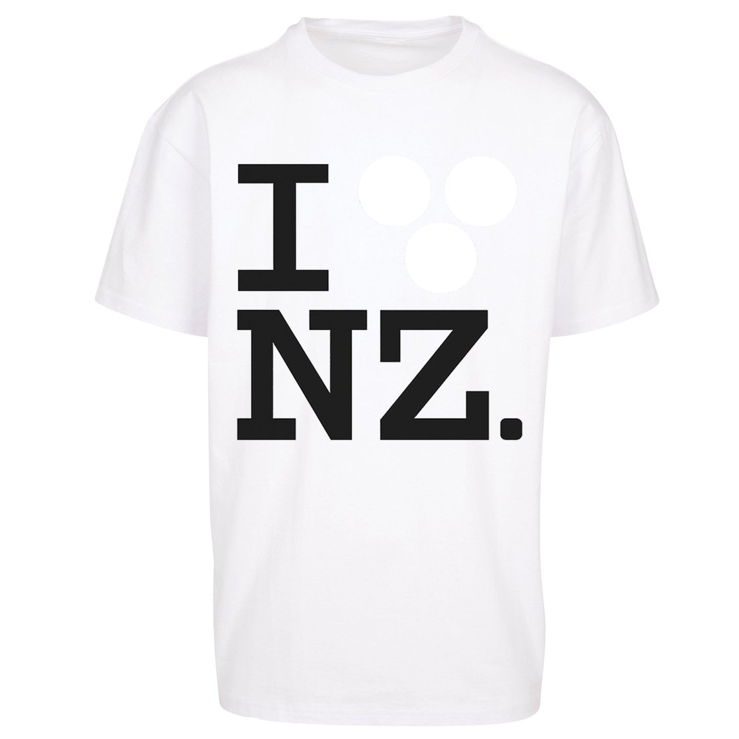 I Love NZ Orlando Bloom Huffer Oversized T Shirt