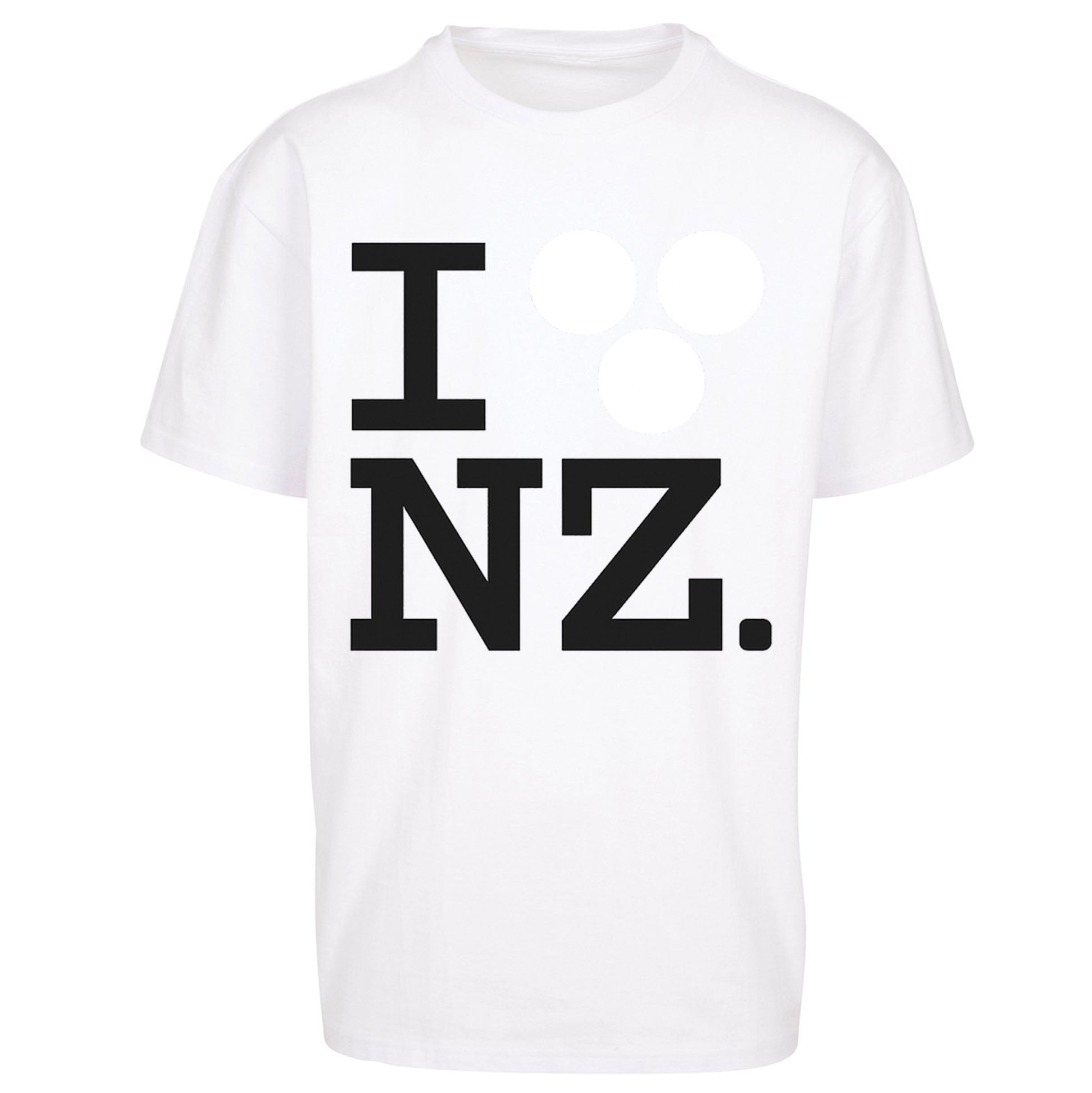 I Love NZ Orlando Bloom Huffer Oversized T Shirt