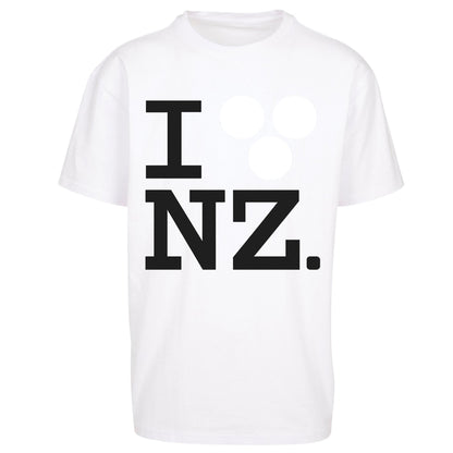 I Love NZ Orlando Bloom Huffer Oversized T Shirt