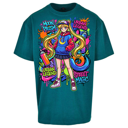 Moon Prism Power Oversized T Shirt