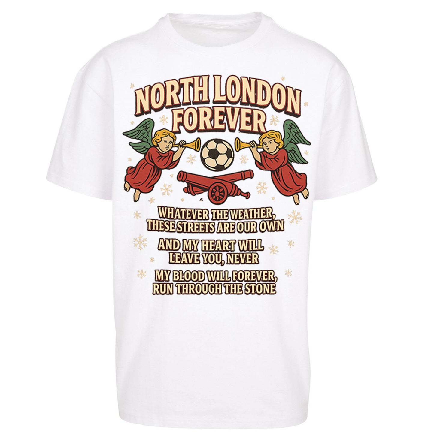 Arsenal Christmas Oversized T Shirt 