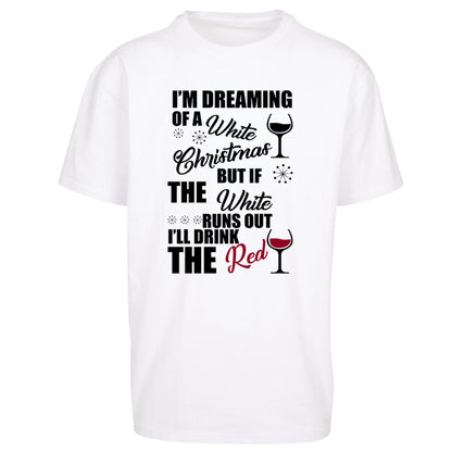 Wine Christmas Oversized T Shirt