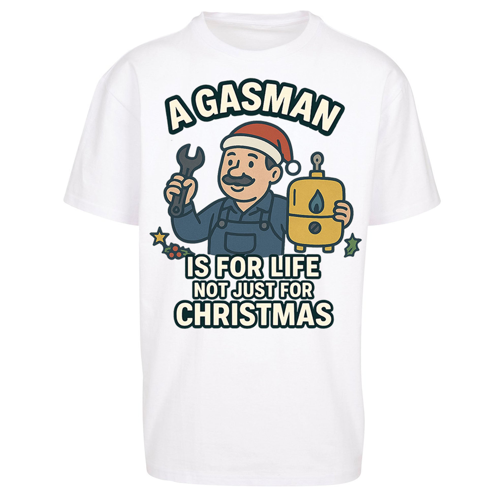 Gasman Christmas Oversized T Shirt 