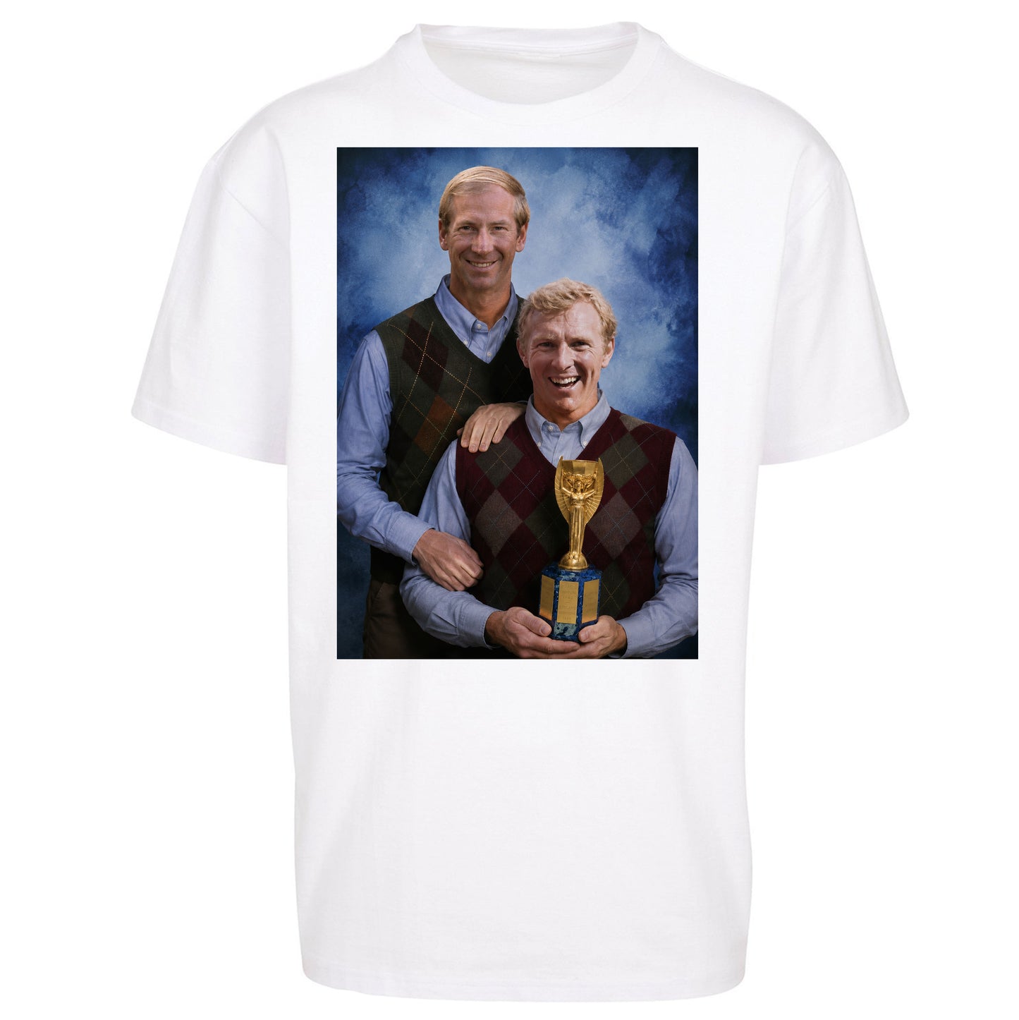 Bobby Moore Bobby Charlton Step Brothers Style England 1966 Oversized T Shirt