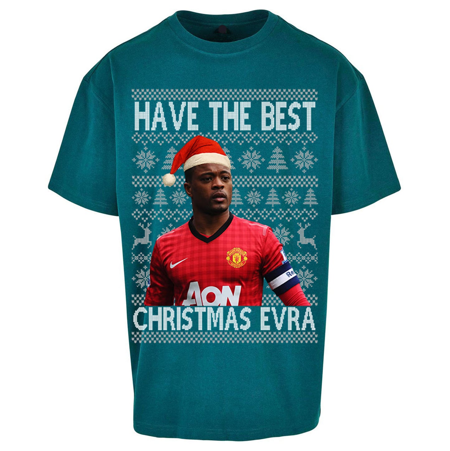 Man Utd Xmas Oversized T Shirt