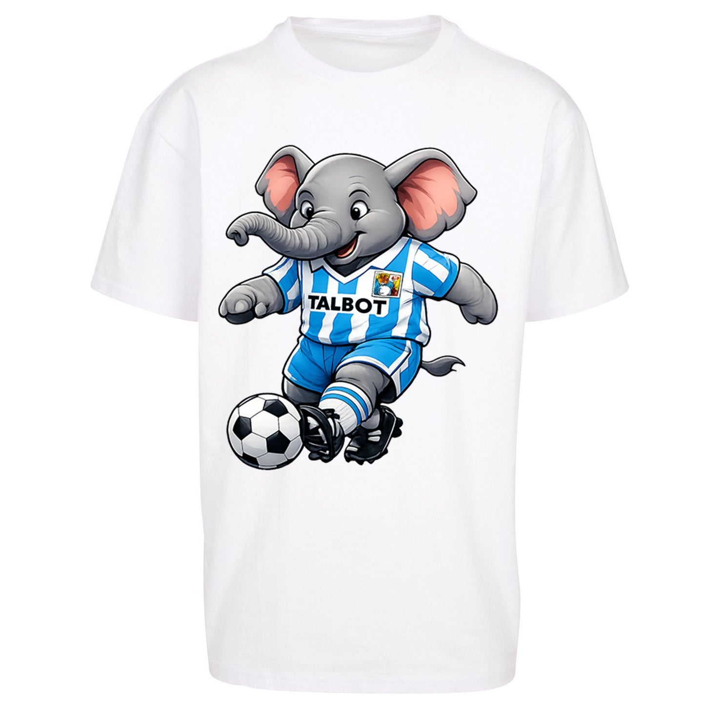 Retro Coventry City Football Oversized T Shirt