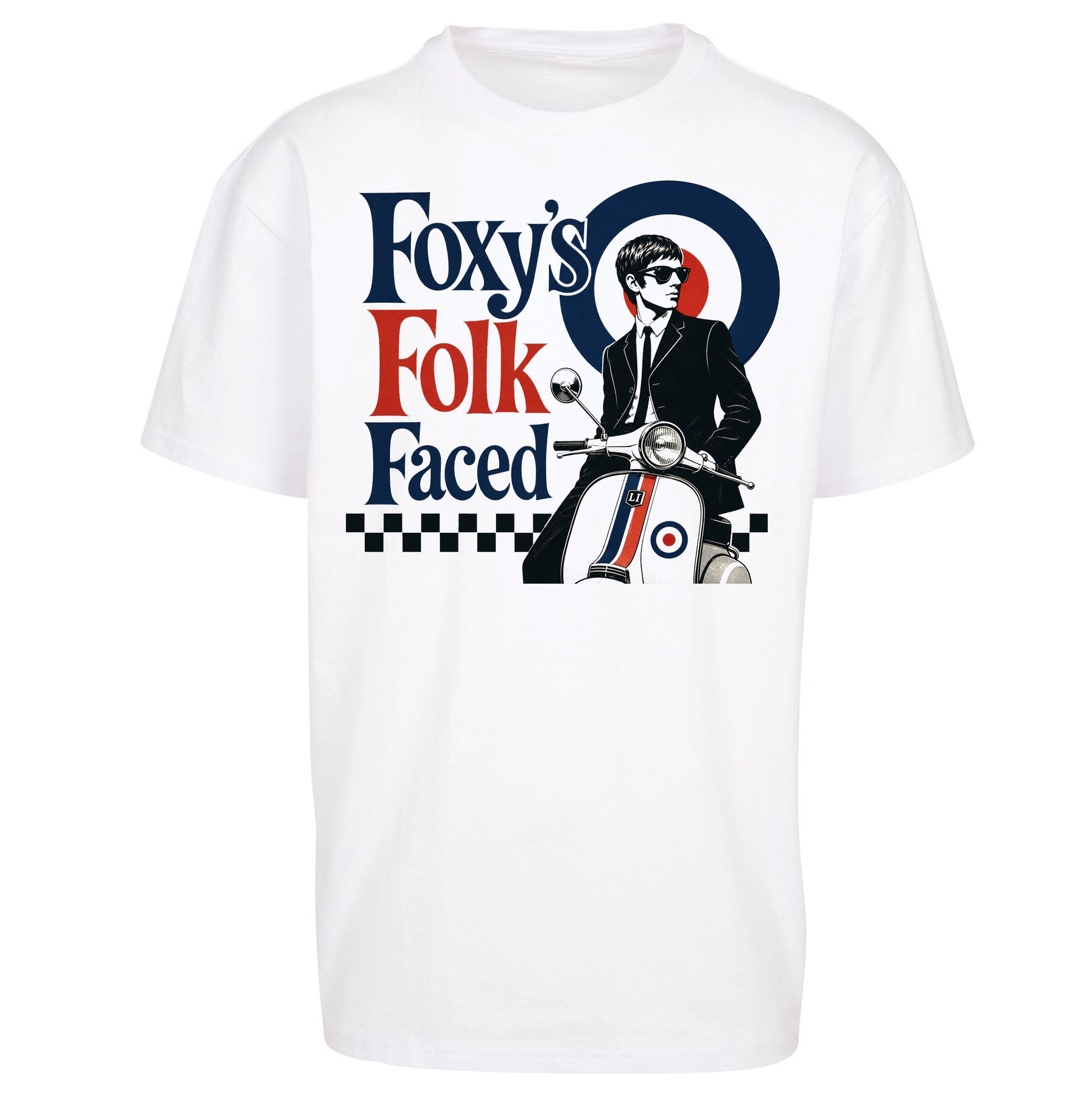 Ocean Colour Scene Foxy's Folk Faced Oversized T Shirt
