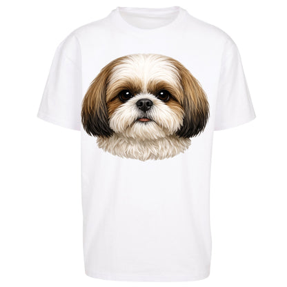 Shih Tzu Face Oversized T Shirt 