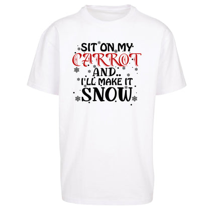 Rude Christmas Oversized T Shirt